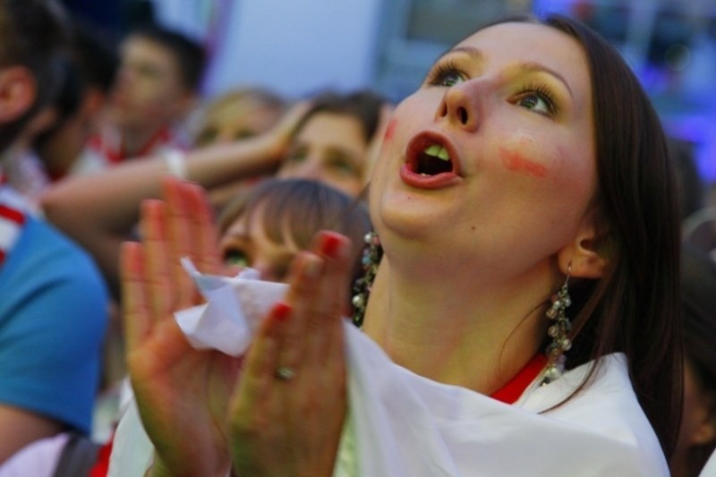 Tysiące fanów reprezentacji Polski dopingowało wczoraj kadrę...