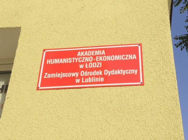 Formalnie w Lublinie nie ma wydziału Akademii Humanistyczno-Ekonomicznej