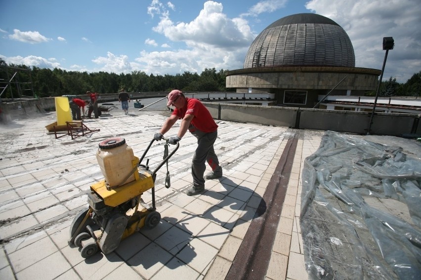 Chorzów: Remont Planetarium Śląskiego rozpoczęty [ZDJĘCIA]