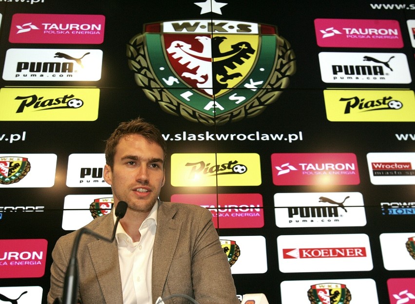 Adam Kokoszka podpisał kontrakt ze Śląskiem Wrocław (FILMY, ZDJĘCIA)