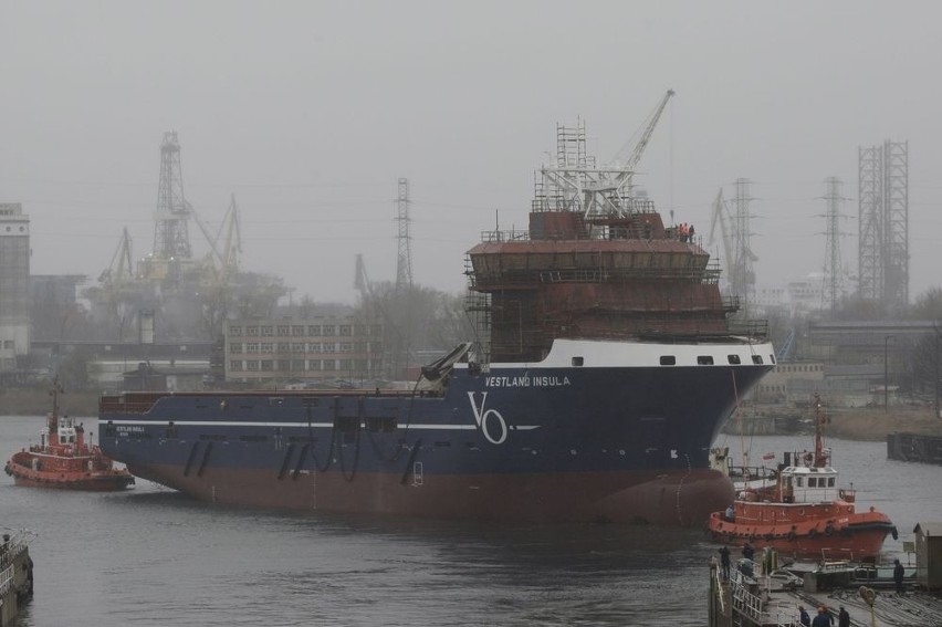W Gdańsku zwodowano kadłub serwisowca PSV Vestland Insula