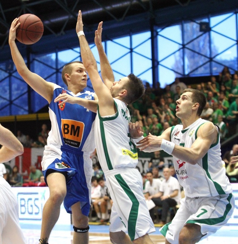 Koszykówka, I liga: Śląsk Wrocław - Stal Ostrów Wlkp. 88:72 [ZDJĘCIA]