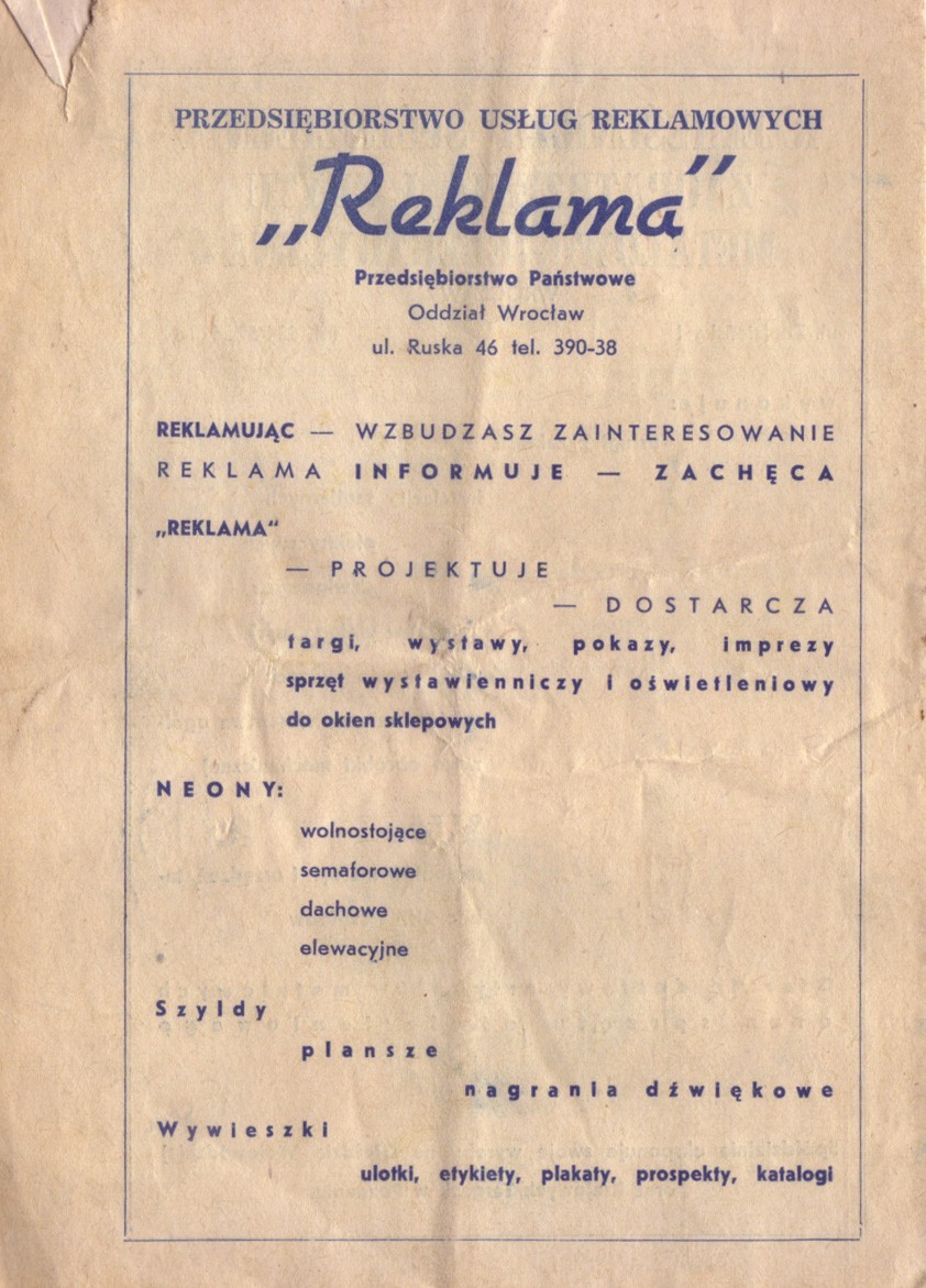 Wygrzebane z szuflady: Programy meczów Śląska z lat 60. (ZOBACZ KONIECZNIE)