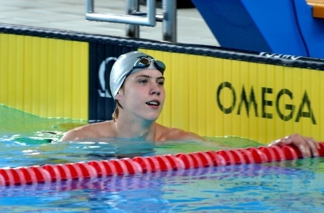 Jan Świtkowski (Skarpa Lublin) jest obecnie najlepszym pływakiem w Kozim Grodzie