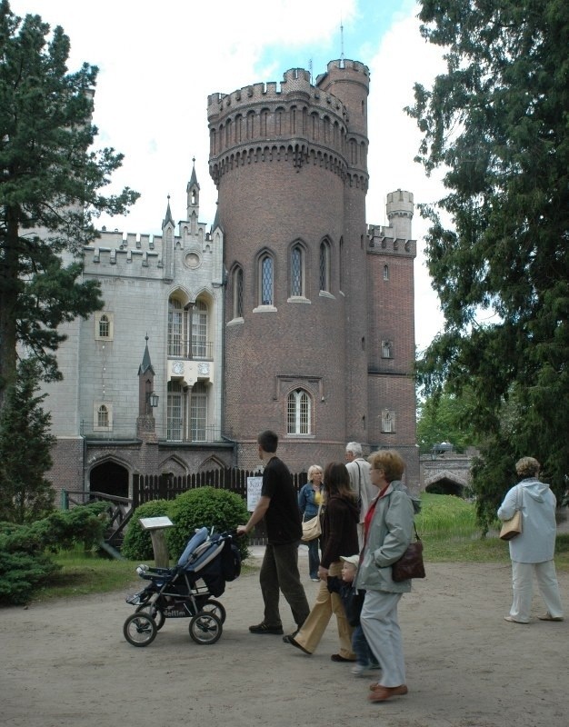 Zamek i park w Kórniku.