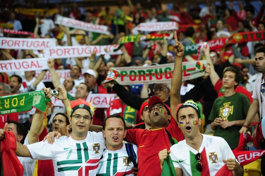 EURO 2012: Kibice na meczu Niemcy - Portugalia