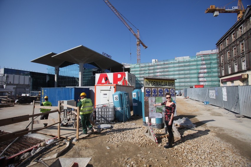 Budowa dworca w Katowicach: Handlowcy się przygotowują [ZDJĘCIA]