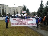 Protest w Chełmie: Nauczyciele wyszli na ulice