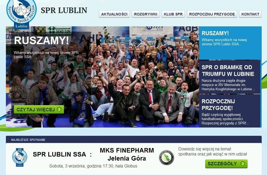 SPR Lublin uruchomił serwis internetowy (ZDJĘCIA)
