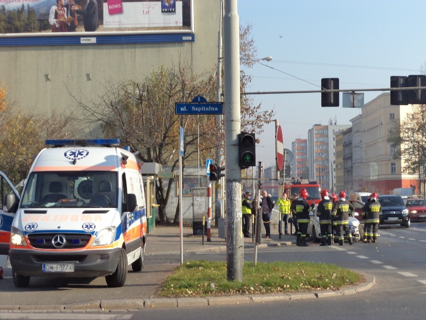 Wrocław: Zderzenie trzech aut na ul. Grabiszyńskiej (ZDJĘCIA)