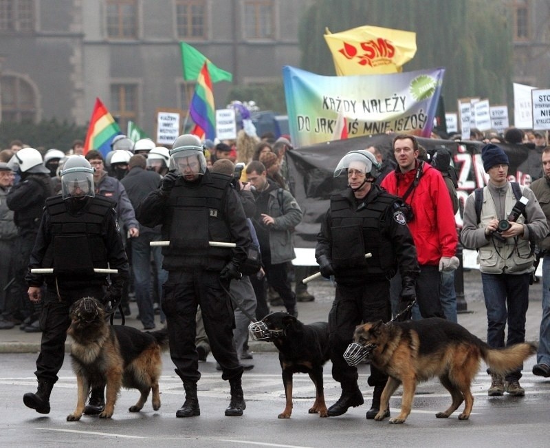 Podczas Marszów Równości w Poznaniu co roku w mobilizacji są...