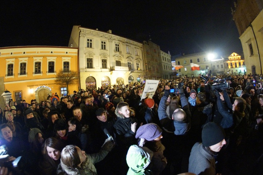 Tarnów. Protest przeciwko ACTA