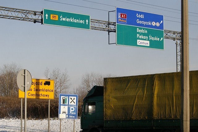 Autostrada A1 to naturalna trasa dla tirów