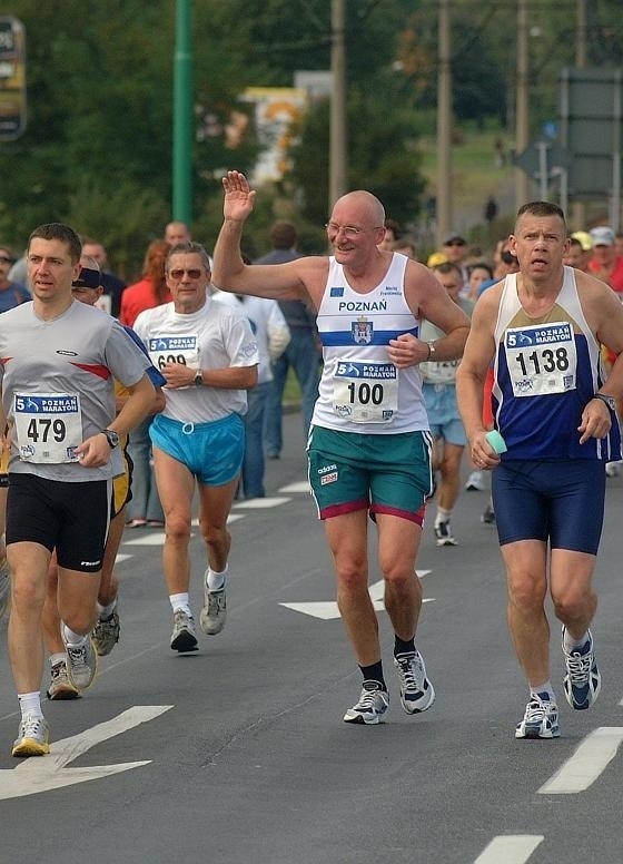 Co roku można go było spotkać na trasie maratonu