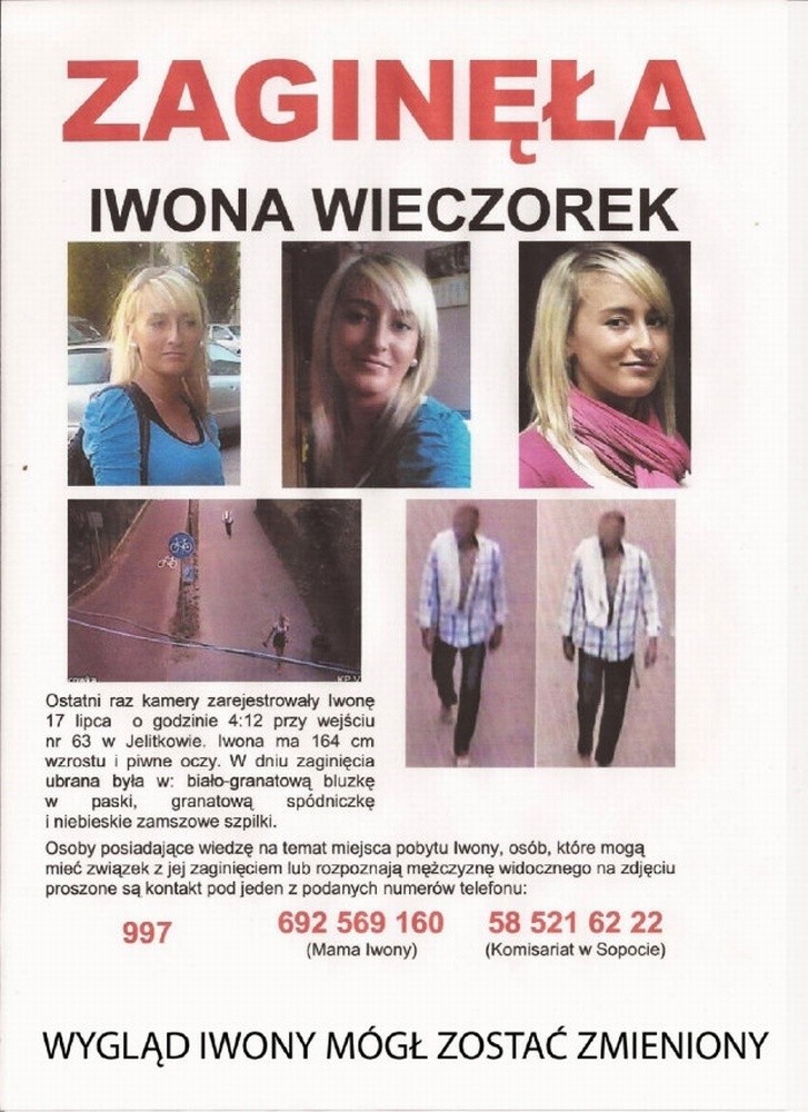 Zaginięcie Iwony Wieczorek: Plakaty pojawią się w całym kraju