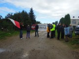 Gaz łupkowy: W Zawadzie protestowali przeciw odwiertom