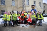 Poznań: Koziołki ubrane w czerwono-białe wdzianka