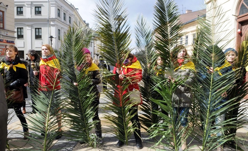 Tłumy na Niedzieli Palmowej w Lublinie (ZDJĘCIA)