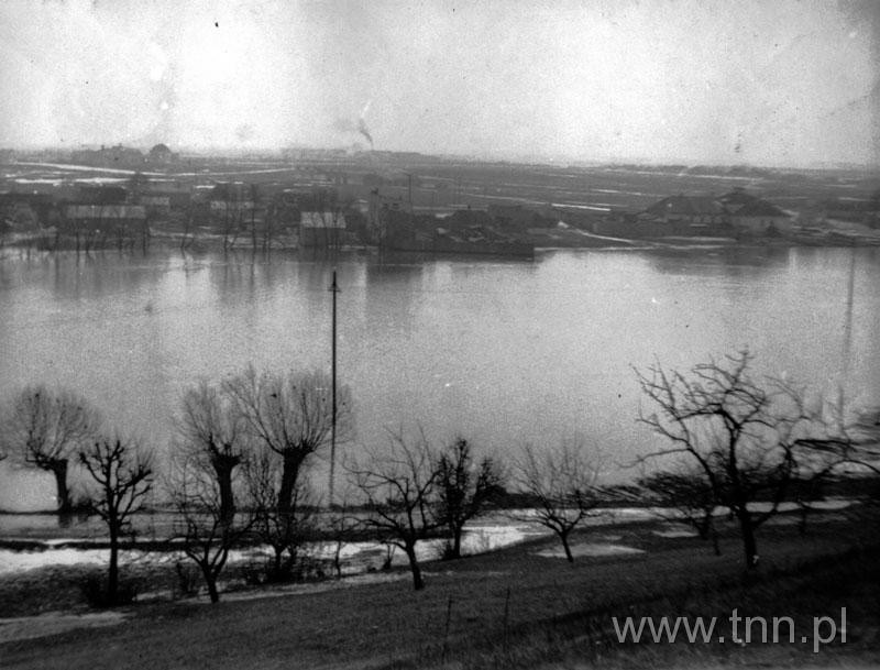 Kalinowszczyzna w czasie powodzi w Lublinie w 1947 roku.