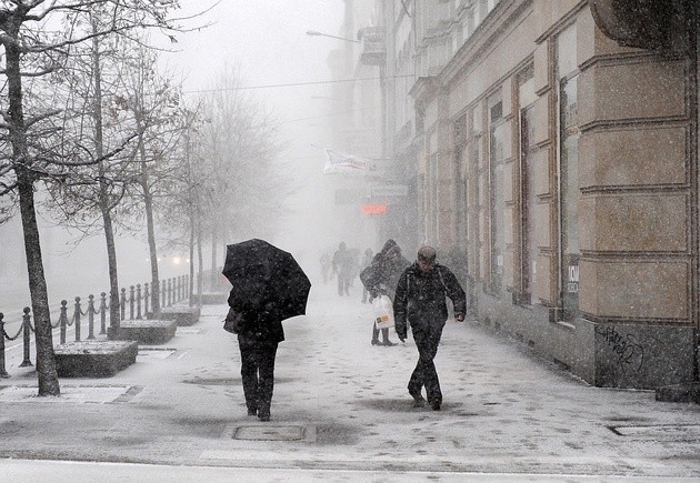 Atak zimy sparaliżował Wielkopolskę