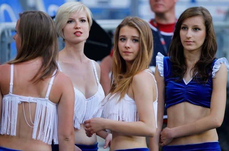 Kolejorz Girls - cheerleaderki Lecha Poznań.