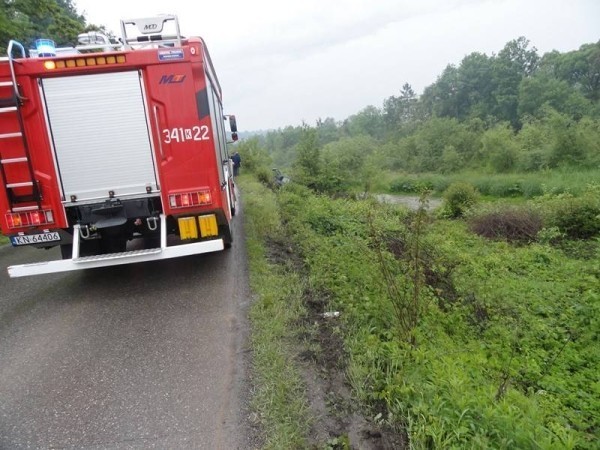 W Marcinkowicach wypadek zdarzył się w sobotę po południu