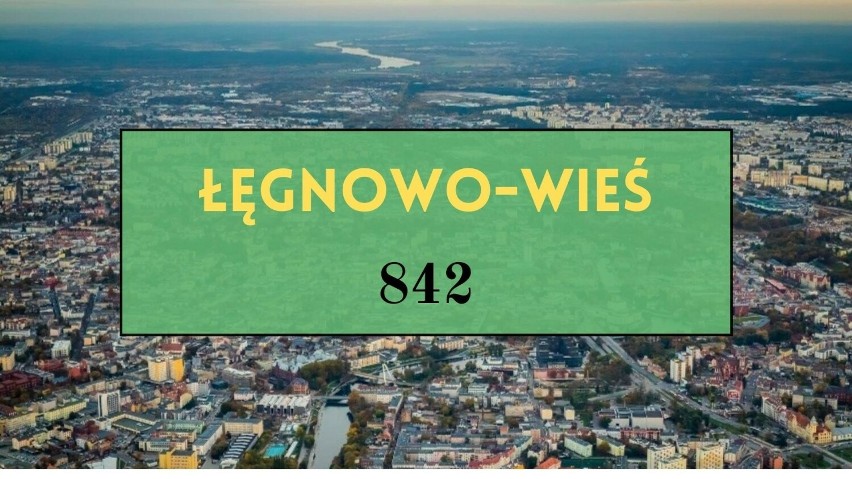 Liczba mieszkańców osiedli w Bydgoszczy: Łęgnowo Wieś.
