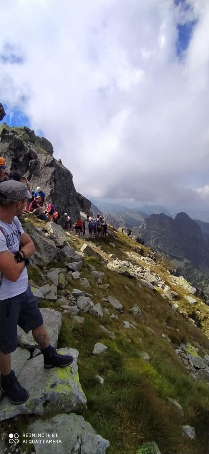 Tatry. Gigantyczne korki na...Orlej Perci. Niektórzy czekali nawet 60 minut