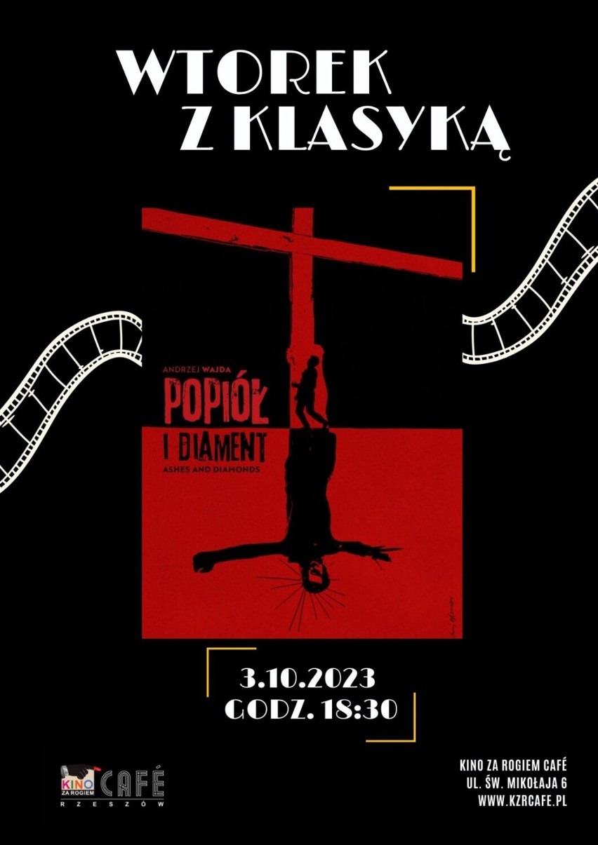 „Popiół i Diament” reżyserii Andrzeja Wajdy w Kinie za Rogiem Cafe 