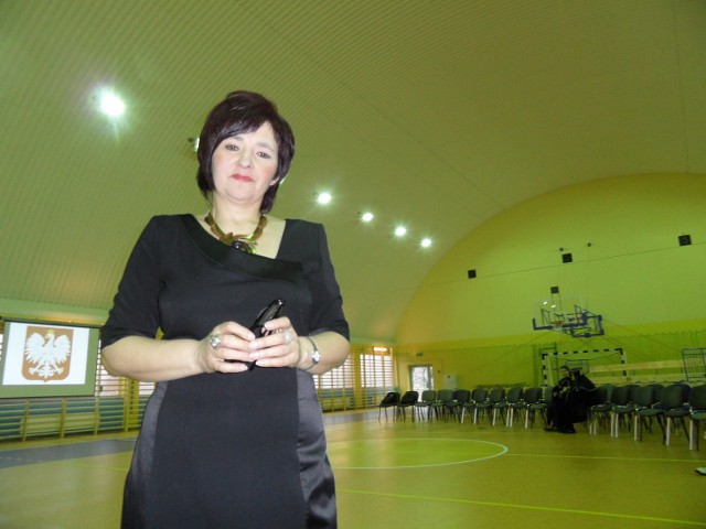 Gabriela Niemiec, dyrektor Gimnazjum nr 2.