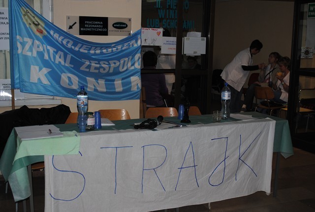 Strajk głodowy w konińskim szpitalu