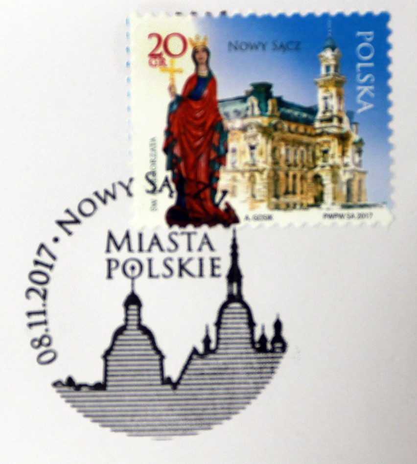 Jest milion Nowych Sączów. Poczta Polska wyemitowała nowy znaczek