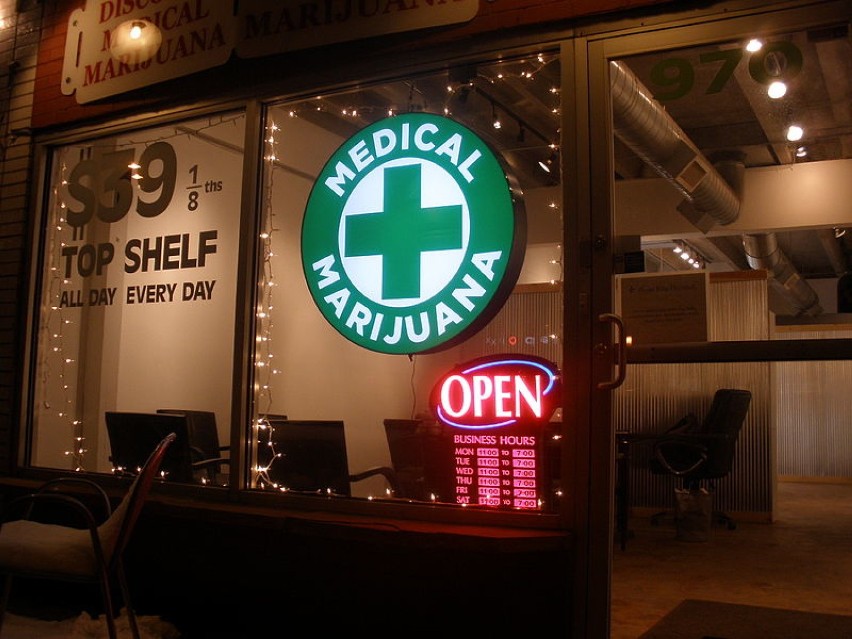 Sklep z marihuana medyczną w USA