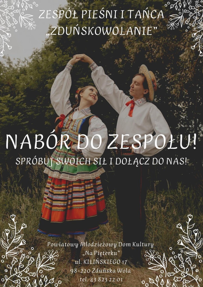 Trwa nabór do Zespołu Pieśni i Tańca Zduńskowolanie....