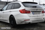 ŻAGAŃ. W Niemczech ukradł BMW warte 50 tys. zł. Złapali go żagańscy policjanci, których wezwano na wypadek [ZDJĘCIA]