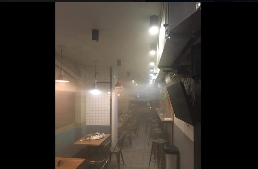 W gdańskiej restauracji SurfBurger doszło do pożaru.