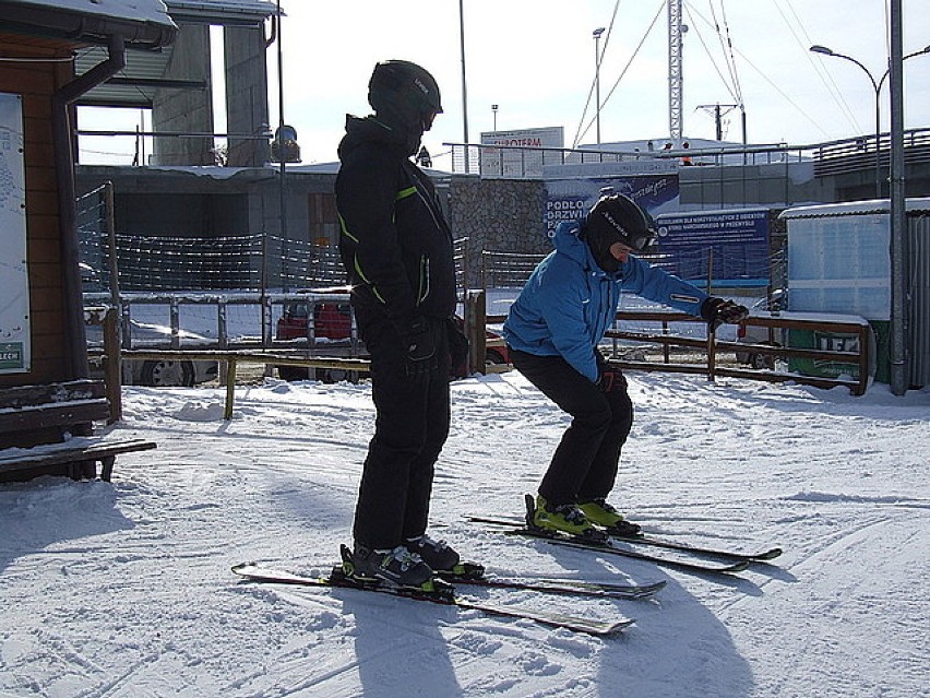 Policjanci z Przemyśla na stoku narciarskim
