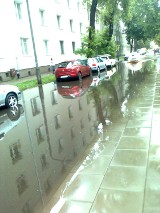 Praga Południe: ulica Kickiego znów pod wodą