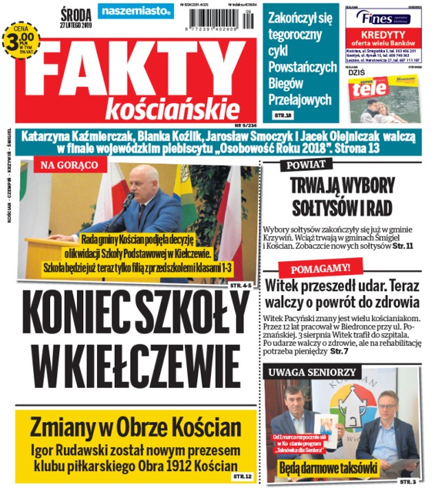 Nowe "Fakty Kościańskie" już od środy 27 lutego