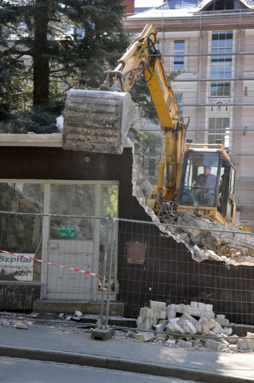 Remont budynków szpitala przy ul. Obrońców Wybrzeża w Słupsku - FOTO, WIDEO