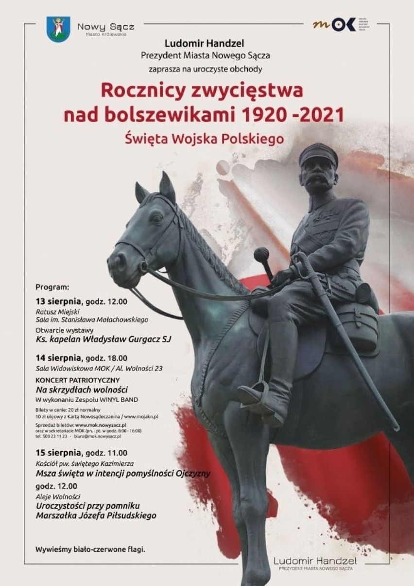 Nowy Sącz
Piątek 13 sierpnia - Niedziela 15...