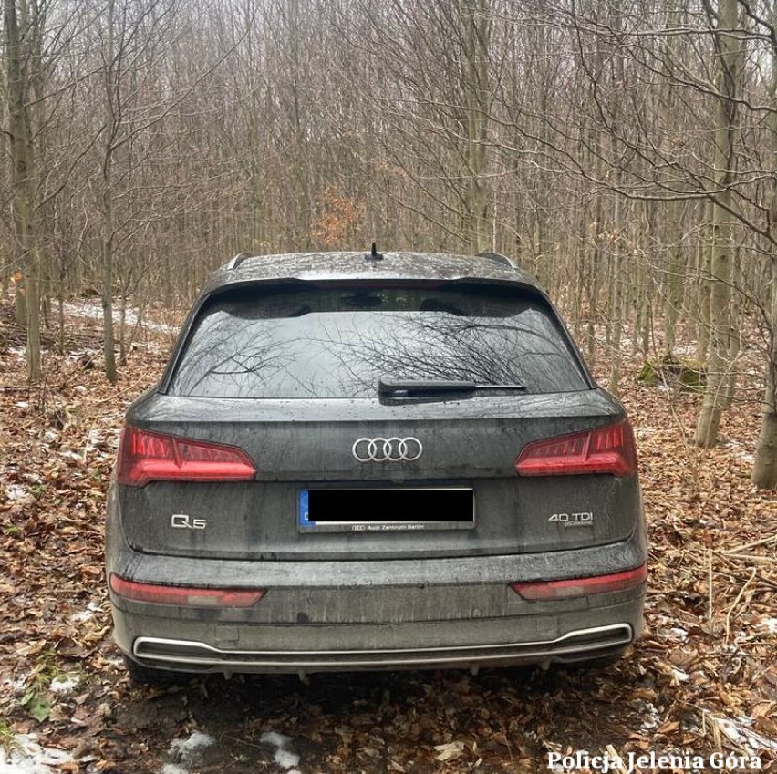 Kradzione Audi z Karpacza znaleziono w lesie. Jego wartość to 300 000 zł