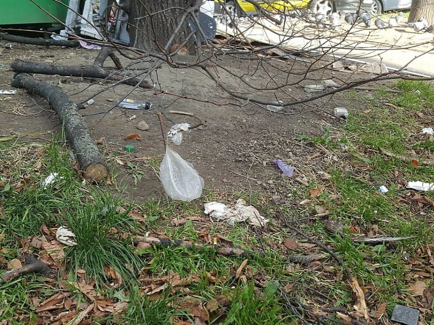 Wałbrzych: Śmieci na ulicy Michałowskiego. Mieszkańcy oburzeni (ZDJĘCIA CZYTELNIKA)