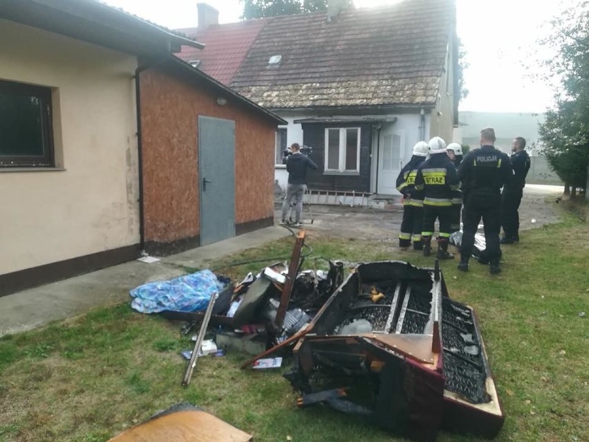 O pożarze informuje centrum dowodzenia lubuskiej straży...