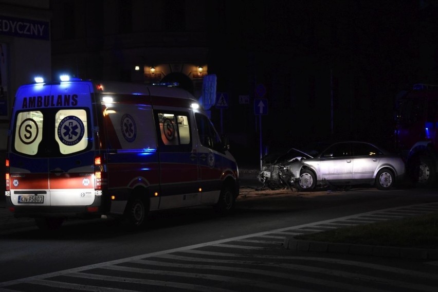 Nowy Sącz wypadek. Zderzenie pod Urzędem Wojewódzkim