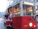 Mikołaj w tramwaju w Zabrzu: dziś kursuje specjalny wagon