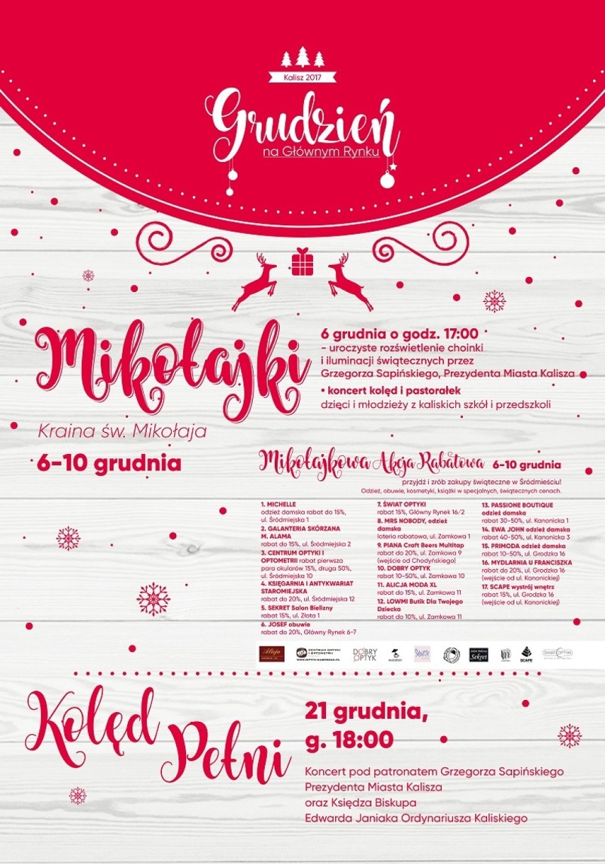 Mikołajki w Kaliszu już 6 grudnia na Głównym Rynku