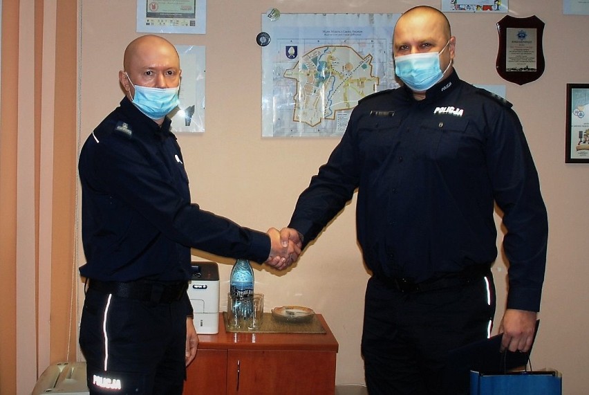 Komisariat policji w Pelplinie pożgnał komendatna