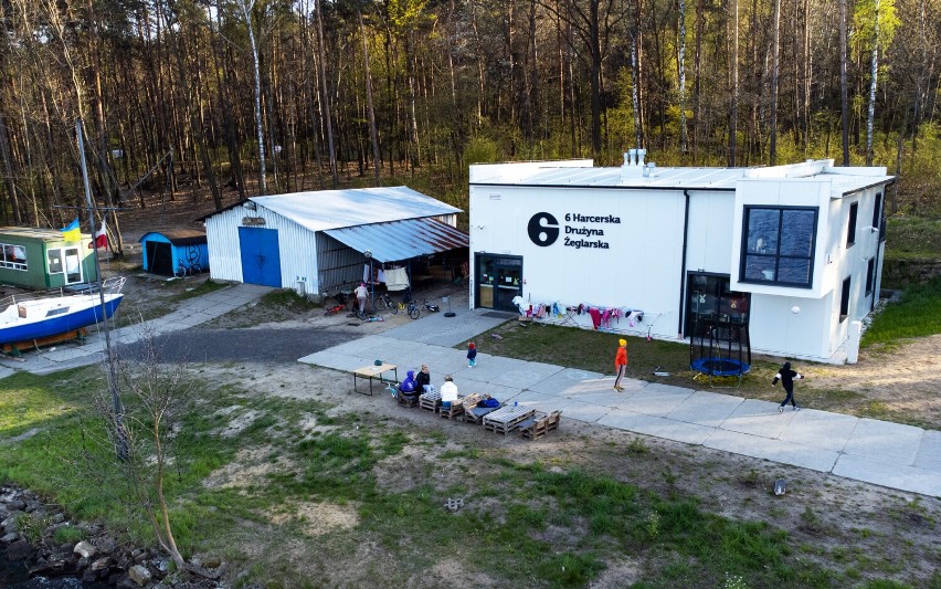 Stanica w Rybniku stała się domem dla uchodźców