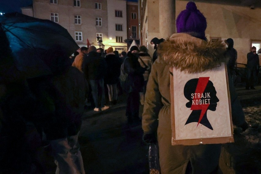 Protest w sprawie aborcji w Gdańsku 28.01.2021